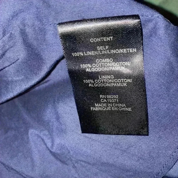 Tibi Linen Shift Navy Dress Size - Picture 12 of 13